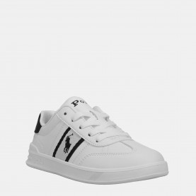 Юношески маратонки Polo Ralph Lauren Heritage Court Trainers Juniors - White/Navy юношески,маратонки,polo,ralph,lauren,heritage,court,trainers,juniors,white,navy