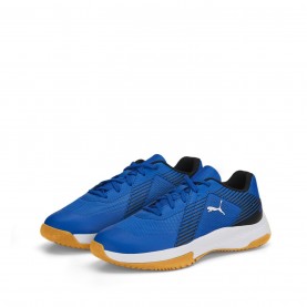 обувки,разпродажба,puma,детски,маратонки,puma,varion,jr,indoor,court,shoes,blue,white