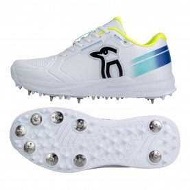 юношески,крикет,обувки,kookaburra,sport,pro,4000,spike,cricket,shoes,juniors,white,blue