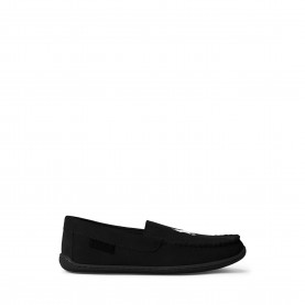 Пантофи Polo Ralph Lauren Brenan Suede Slippers - BlkSuede/Wht PP пантофи,чехли,polo,ralph,lauren,brenan,suede,slippers,blksuede,wht,pp