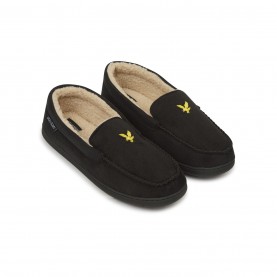 Пантофи Lyle and Scott Moccasin Slippers - Black пантофи,чехли,lyle,and,scott,moccasin,slippers,black