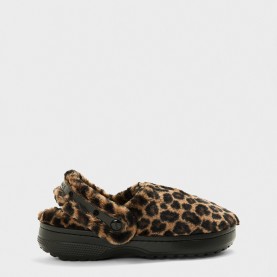 дамски,пантофи,чехли,crocs,women,s,unfurgettable,lined,mule,slippers,leopard