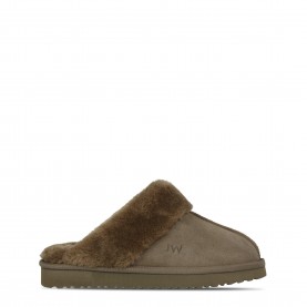 Дамски пантофи Jack Wills Mule Slippers Ladies - Khaki дамски,пантофи,jack,wills,mule,slippers,ladies,khaki