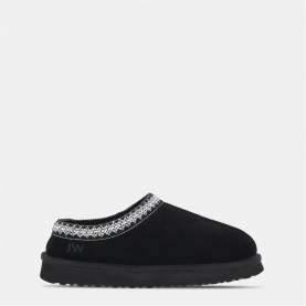 дамски,меки,ботуши,чехли,jack,wills,slip,on,snug,womens,black