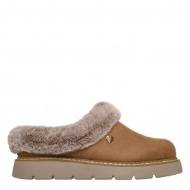чехли,skechers,bobs,keepsakes,lite,cozy,blend,chestnut
