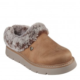 чехли,skechers,bobs,keepsakes,lite,cozy,blend,chestnut,tex