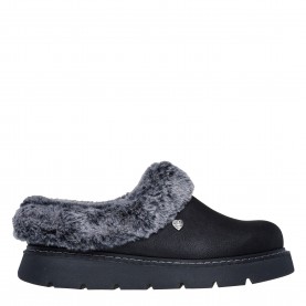 чехли,skechers,bobs,keepsakes,lite,cozy,blend,black