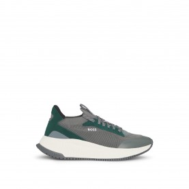 Маратонки Boss Mens TTNM EVO Trainers with Signature Detailing - Open Green маратонки,мъжки,маратонки,boss,men,s,ttnm,evo,trainers,with,signature,detailing,open,green