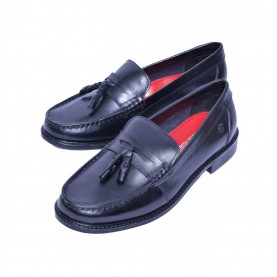 ученически,обувки,мъжки,обувки,lambretta,tassel,loafer,black