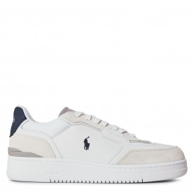 Маратонки Polo Ralph Lauren Mens Court Trainers - WHT/HNTER NVY маратонки,мъжки,маратонки,polo,ralph,lauren,men,s,court,trainers,wht,hnter,nvy