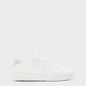 Маратонки Tommy Hilfiger Men's Court Trainers - White маратонки,мъжки,маратонки,за,закрито,и,корт,мъжки,маратонки,tommy,hilfiger,men's,court,trainers,white