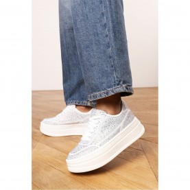 кецове,на,платформа,дамски,маратонки,wheres,that,from,wedge,lace,up,trainer,with,diamante,detail,white