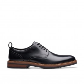 Обувки Clarks Mens Derby Shoes - Black Leather обувки,clarks,men,s,derby,shoes,black,leather