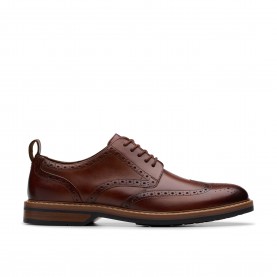 Clarks Mens Brogues - Mid Tan Lea clarks,men,s,brogues,mid,tan,lea