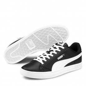 мъжки,маратонки,мъжки,маратонки,puma,smash,vulcan,3,low,trainers,mens,black,white