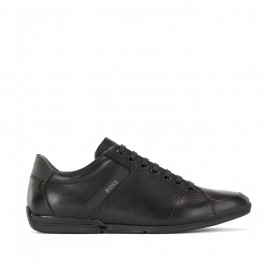 маратонки,мъжки,маратонки,boss,saturn,smooth,leather,trainers,black,001