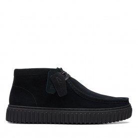 Обувки Clarks Mens Torhill Hi Chukka Boots - Black Suede обувки,мъжки,маратонки,clarks,men,s,torhill,hi,chukka,boots,black,suede