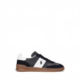 Маратонки Polo Ralph Lauren Heritage Aera Trainers - Black/White маратонки,мъжки,маратонки,polo,ralph,lauren,heritage,aera,trainers,black,white