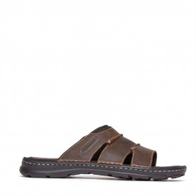 Rockport Rockport Darwyn Sliders - Brown Lth детски,водни,обувки,rockport,rockport,darwyn,sliders,brown,lth