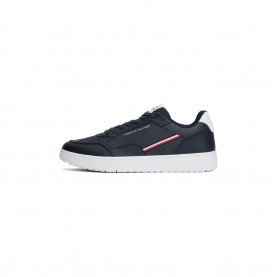 Маратонки Tommy Hilfiger Mens Basket Stripe Low-Top Trainers - Desert Sky маратонки,мъжки,маратонки,tommy,hilfiger,men,s,basket,stripe,low,top,trainers,desert,sky