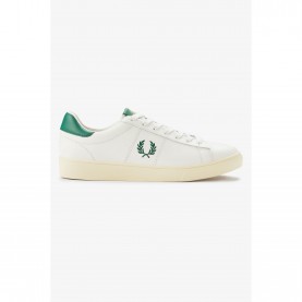 Маратонки Fred Perry Mens Spencer Leather Low-Top Trainers - Light Ecru/Grn маратонки,мъжки,ежедневни,облекла,мъжки,маратонки,fred,perry,men,s,spencer,leather,low,top,trainers,light,ecru,grn