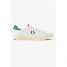 Маратонки Fred Perry Men's Spencer Leather Low-Top Trainers - Light Ecru/Grn маратонки,мъжки,маратонки,fred,perry,men's,spencer,leather,low,top,trainers,light,ecru,grn