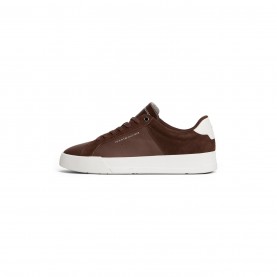 Маратонки Tommy Hilfiger Men's Court Nubuck Low-Top Trainers - Cocoa/ Grey маратонки,мъжки,маратонки,tommy,hilfiger,men's,court,nubuck,low,top,trainers,cocoa,grey