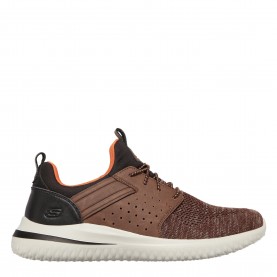 Маратонки Skechers Mens Delson Cicada Low-Top Trainers - Chocolate маратонки,skechers,men,s,delson,cicada,low,top,trainers,chocolate