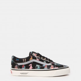 Маратонки Vans Mens Old Skool Canvas Lace Up Low-Top Trainers - Monster Black маратонки,мъжки,маратонки,vans,men,s,old,skool,canvas,lace,up,low,top,trainers,monster,black