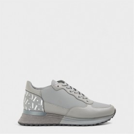 маратонки,мъжки,маратонки,mallet,men's,popham,low,top,trainers,tumb,grey,silv