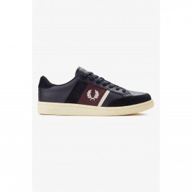 Маратонки Fred Perry Mens Low-Top Trainers - Navy/Ecru маратонки,мъжки,маратонки,fred,perry,men,s,low,top,trainers,navy,ecru