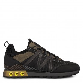 Маратонки Cruyff Fearia Hex-Tex Trainers - Green / Black маратонки,мъжки,маратонки,cruyff,fearia,hex,tex,trainers,green,black