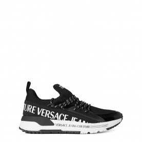 маратонки,мъжки,маратонки,versace,jeans,couture,dynamic,logo,trainers,black,white,899