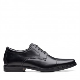 обувки,ученически,обувки,мъжки,обувки,clarks,clarks,howard,cap,shoes,black,leather
