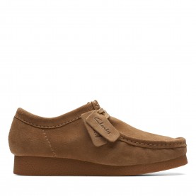 Обувки Clarks Mens Wallabee Moc Toe Formal Shoes - Drk Snd Suede обувки,clarks,men,s,wallabee,moc,toe,formal,shoes,drk,snd,suede