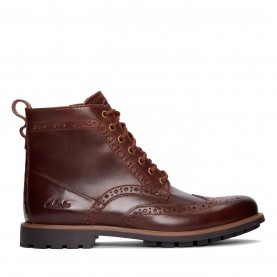 обувки,мъжки,боти,clarks,westcombe,brogue,boots,brown,leather