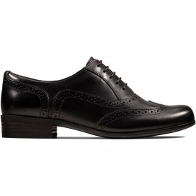 clarks,clarks,ladies,hamble,oak,shoes,black,leather
