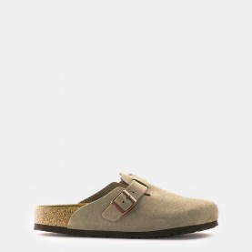 Сандали Birkenstock Boston Suede Flat Sandals - Taupe сандали,birkenstock,boston,suede,flat,sandals,taupe