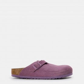 Сандали Birkenstock Boston Suede Flat Sandals - Mauve сандали,birkenstock,boston,suede,flat,sandals,mauve