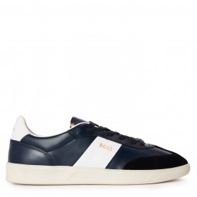 маратонки,мъжки,маратонки,boss,men's,brandon,leather,low,top,trainers,navy