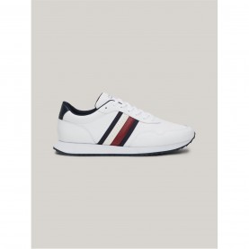 маратонки,мъжки,маратонки,tommy,hilfiger,signature,tape,lace,up,runner,trainers,wht,nvy,red