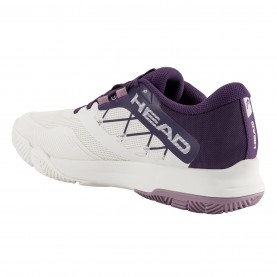 Дамски обувки HEAD HEAD Motion Team 1.5 Womens Padel Shoes - Chalk White Purple дамски,обувки,дамски,маратонки,падел,тенис,head,head,motion,team,1.5,womens,padel,shoes,chalk,white,purple