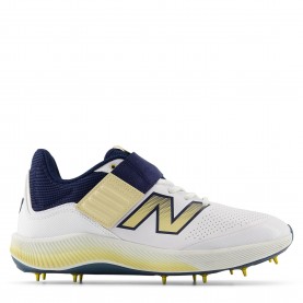 Крикет обувки New Balance Mens Spike Breathable Mesh Cricket Spikes - White/Blue крикет,обувки,обувки,за,крикет,new,balance,men,s,spike,breathable,mesh,cricket,spikes,white,blue