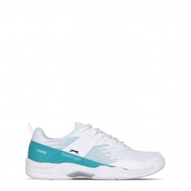 Slazenger Baseline Womens - Wht/Aqua тенис,в,училище,разпродажба,slazenger,дамски,маратонки,дамски,обувки,за,тенис,падел,тенис,продукти,за,тенис,на,корт,на,разпродажба,slazenger,baseline,women