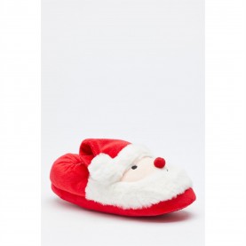 пантофи,чехли,be,you,unisex,novelty,santa,slippers,red