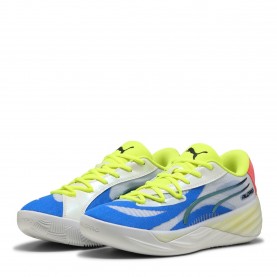 Баскетболни кецове Puma Mens All-Pro Nitro Basketball Trainers - Puma White-Ye баскетболни,кецове,мъжки,маратонки,puma,men,s,all,pro,nitro,basketball,trainers,puma,white,ye