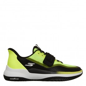 Skechers V Court Elt Sn71 - Yellow/Black детски,маратонки,за,футбол,на,закрито,skechers,v,court,elt,sn71,yellow,black