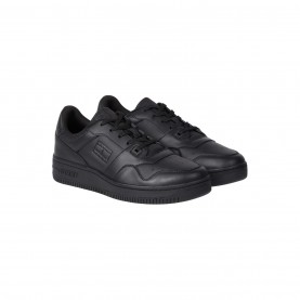 маратонки,мъжки,летен,каталог,мъжки,маратонки,tommy,jeans,retro,leather,basket,trainers,trip,black,0gk