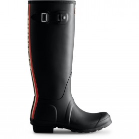 Дамски гумени ботуши Hunter Womens Tall Tri Fold Logo Wellies - Black дамски,гумени,ботуши,дамски,боти,hunter,women,s,tall,tri,fold,logo,wellies,black