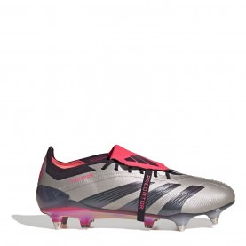Футболни бутонки Adidas Predator Elite Fold Over Tongue Soft Ground Football Boots - Silver/Black футболни,бутонки,коледни,подаръци,за,футболните,фенове,разпродажба,adidas,футболни,обувки,adidas,футболни,обувки,adidas,messi,футболни,обувки,за,мек,терен,